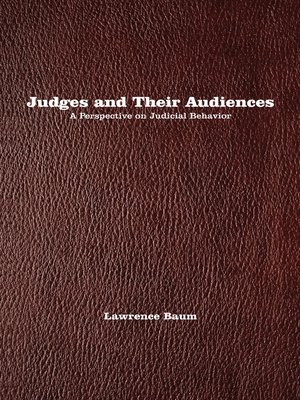 cover image of Judges and Their Audiences